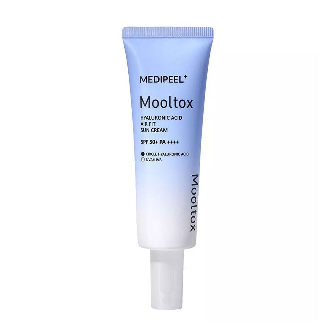 Зволожувальний сонцезахисний крем для обличчя Medi-Peel Mooltox Hyaluronic Acid Air Fit Sun Cream, SPF 50+ PA ++++, 50 мл